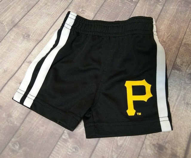 Pittsburgh Pirates Infant Baby Size 0/3 Months Shorts and MLB Teddy
