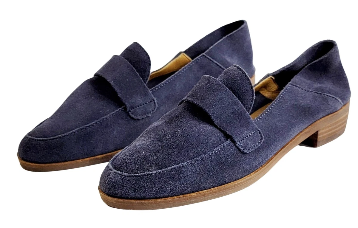 Lucky Brand LK Chennie Moroccan Blue Suede Shoes Women s Size 6 M