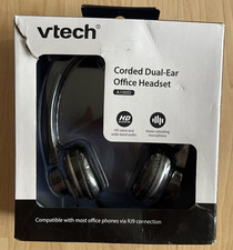 Vtech Wideband Binaural office Headsets A100D Noise Cancelling Microphone