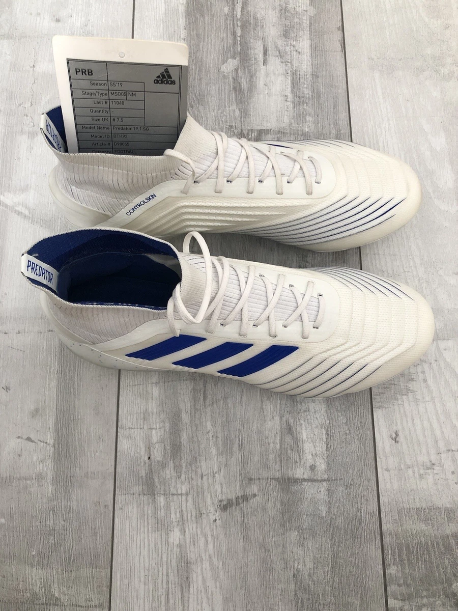 Adidas 19.1 Soft Ground White Soccer Football SAMPLE US8 1/2 | eBay