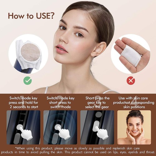 6-in-1 Facial Massager Anti Aging Face Firming Skin Care Multifunction Machine - Picture 3 of 8