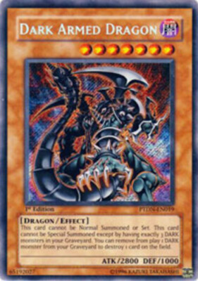 DARK AND DARKER 限定タンカード Dark Armed Dragon - PTDN-EN019 - Secret Rare - 1st Edition x1
