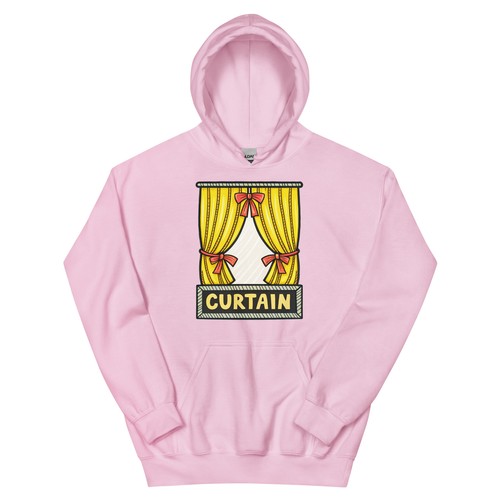 Curtain Popular Illustration Object Hoodie - Bild 10 von 13