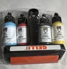 New gelli arts Buyer Plus 4 Acrylic Paints ￼