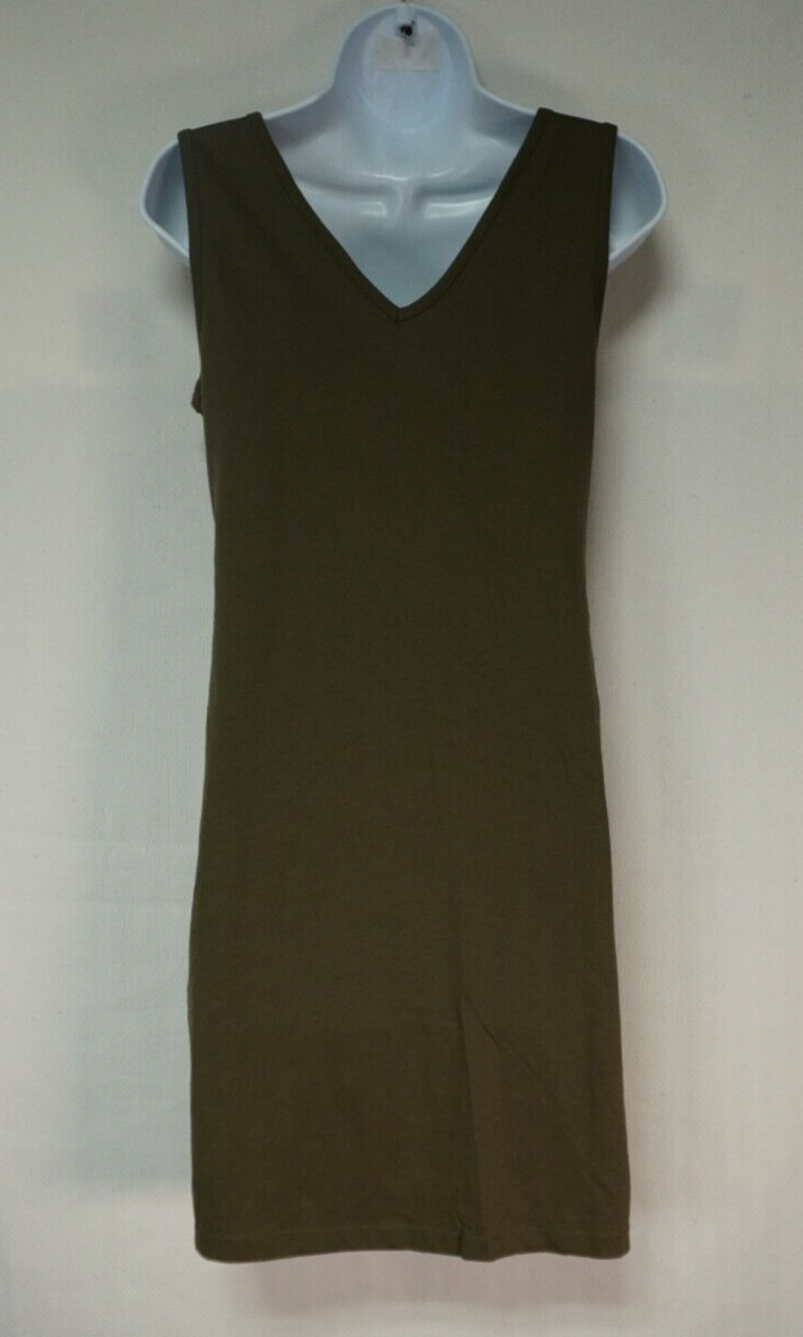 slim fit dress slacks Olive Green Wrap Fit Dress