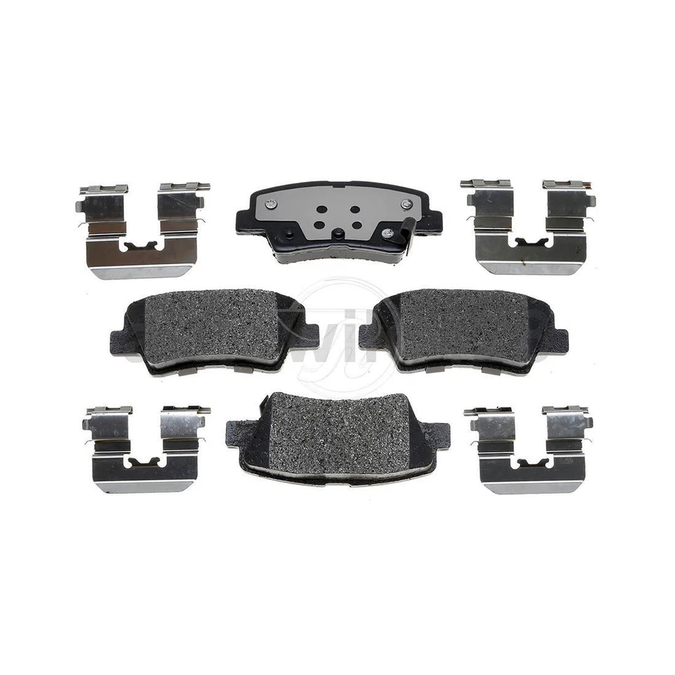 Front Rear Brake Pads Set of 2X Sets For Kia Rio 2012 2013 2014 2015 2016 2017 - Imagem 3 de 4