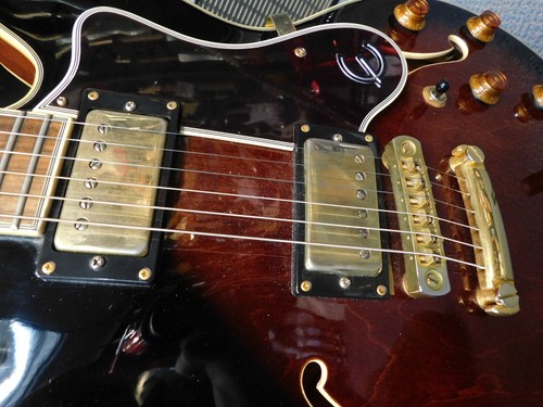 Epiphone By Gibson Sheraton VSB - Tobacco Burst 1989 Korean Import Guitar - Picture 10 of 13