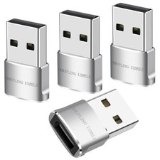 Usb To Usb C Adapter 4 Packsusb To Type C Super Fast Charging/transfer And Otg F