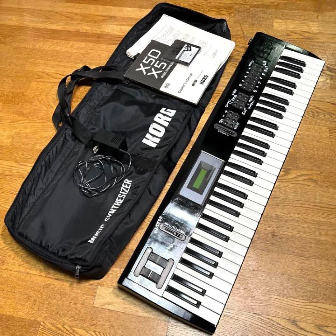 Korg X5D Synthesizer Keyboard Sound Module Multi-effects Used with