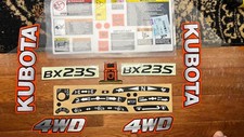 *OEM Kubota BX23S Tractor BX Decals Kit Tractor Sticker FULL SET+Applicator 23 S