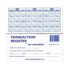 Checkbook Registers, Made in The USA, for Personal Checkbook - Checkbook Ledg...