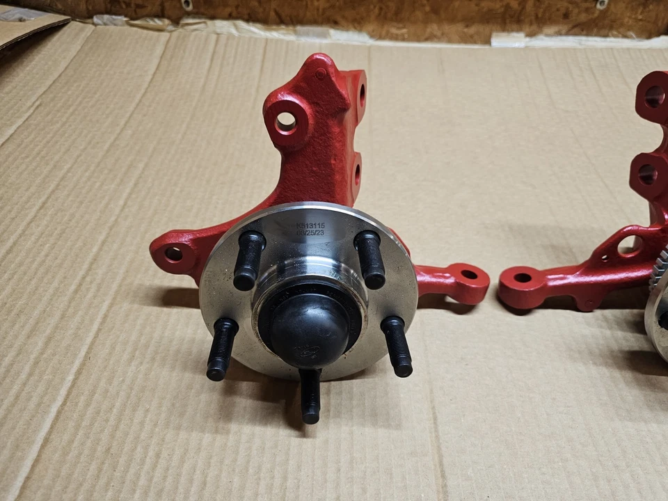 96-04 FORD MUSTANG SN95 HUSILLO DELANTERO FOXBODY INTERCAMBIABLE 5X4,5 PAR DE COJINETES DE RUEDA NUEVOS Foto 3 de 4