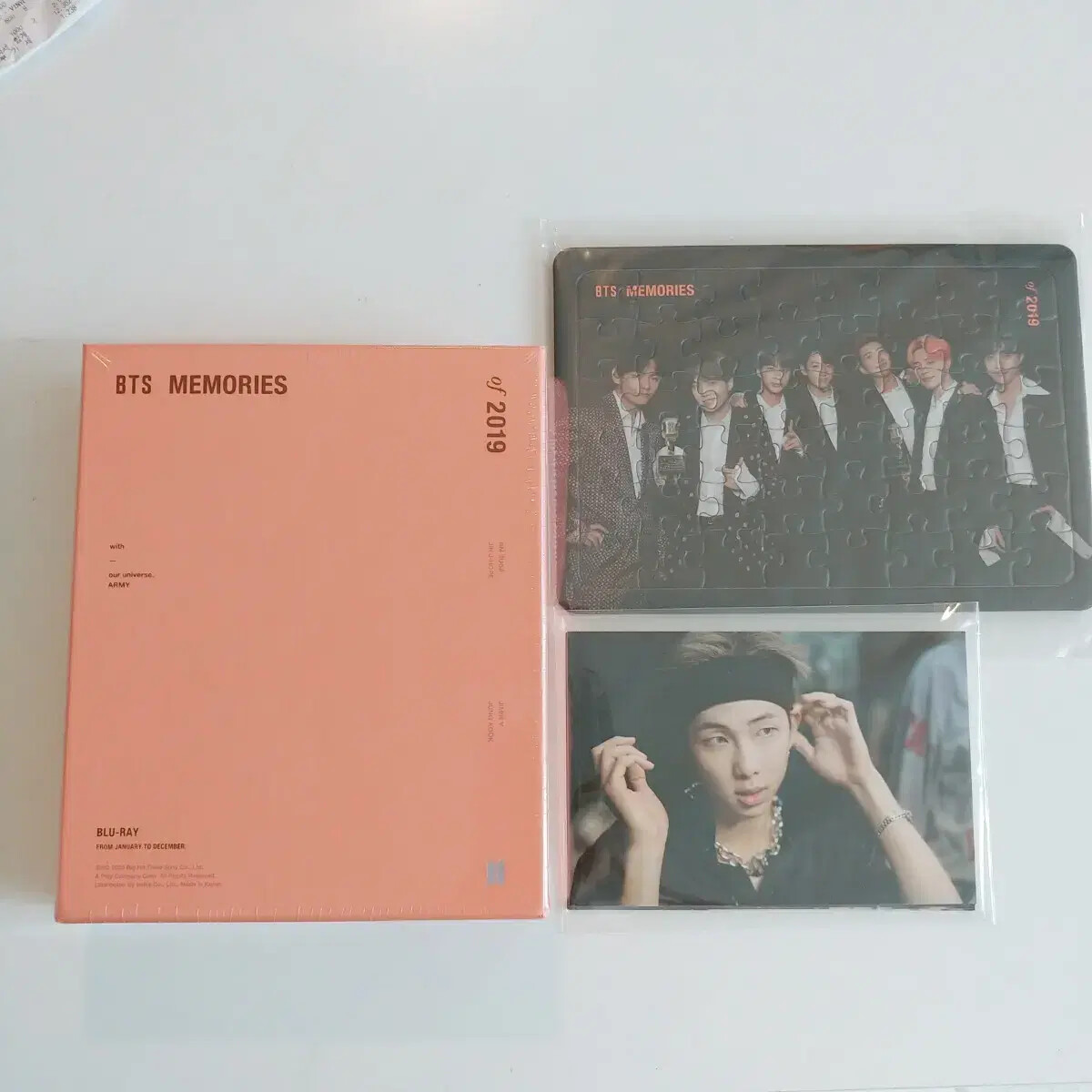 K-POP・アジア BTS MEMORIES 2019 Blu-ray BTS Memories 2019 Blu-ray Photocard V Jungkook JIMIN SUGA RM