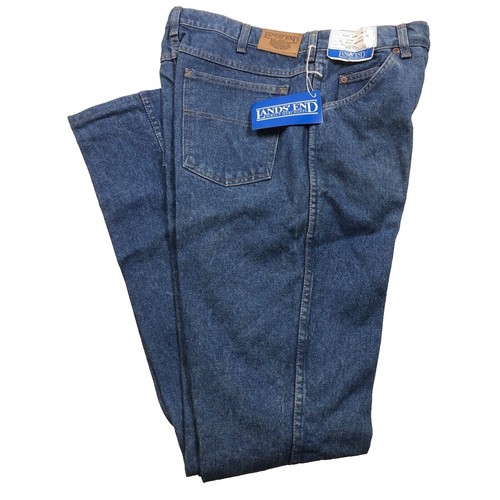 Short Chino Femme Lands' End Taille 12 Bleu Imprimé Géométrique Taille Moyenne