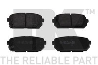 NK 223431 BremsbeläGe BeläGe Bremsbelagsatz Belagsatz BremsklöTze Hinten