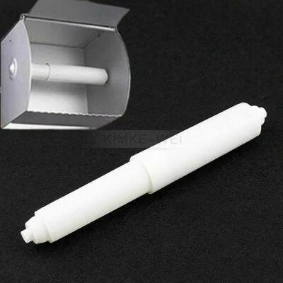 Replacement Toilet Paper Roll Holder Insert Spring Roller Spindle White
