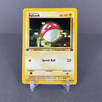 Voltorb - 1st Edition - 69/82 - Team Rocket - Pokemon - LP
