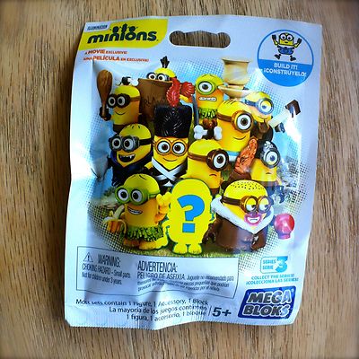 MEGA BLOKS Minions BLIND PACKS SERIES 3 (III) Despicable Me Factory Sealed Bag