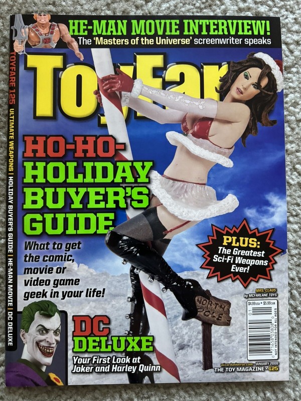 TOYFARE Magazine #125 January 2008 The Toy Magazine - He-Man, DC Deluxe
