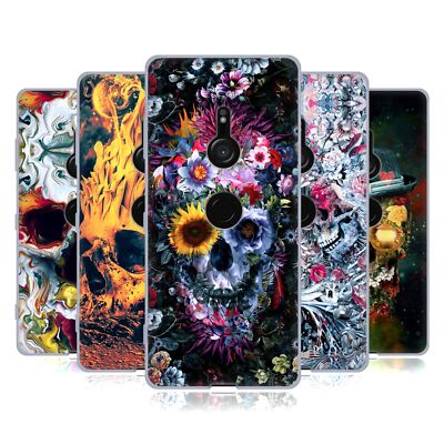 OFFIZIELLE RIZA PEKER SKULLS 9 WEICHE GEL HÜLLE FÜR SONY HANDYS 1