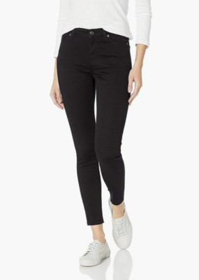 Amazon Essentials Women's Skinny Stretch Jean Black size 18 short length BNWT