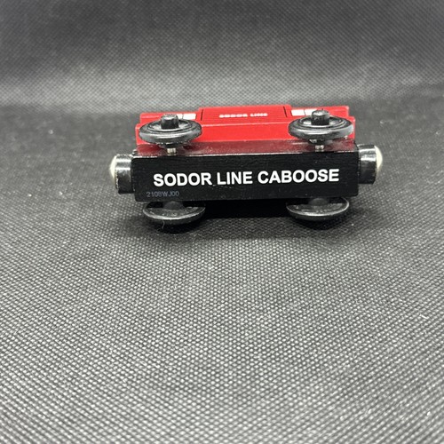 Sodor Line Caboose Thomas der Zug & Freunde Holzbahn roter Wagenzug 2003 - Bild 5 von 6