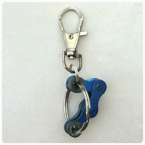 Fidget Keyring Bicycle Chain Keychain Gift for Cyclist Bicycle Rider MTB DH xmas - Picture 8 of 10