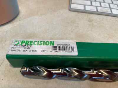 6 Precision Twist Drill R51 33/64 in Taper Length Drill 5999776 - Right Hand Cut