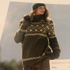 Bergere Knitting Pattern Women’s Scandinavian Sweater