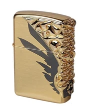 Zippo Lighter Shield GD Genuine Windproof Free Shipping 6 Flints Free New In Box