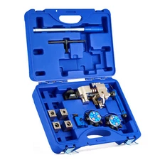 OMT Brake Line Flaring Tool Kit Double Flare Tool 45° 37° for 3/16" to 3/8" Tube