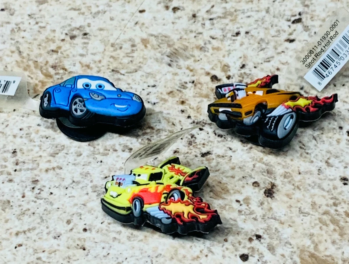 New Jibbitz Crocs Charms - Disney Cars Sally Mater Hot Rod Snot