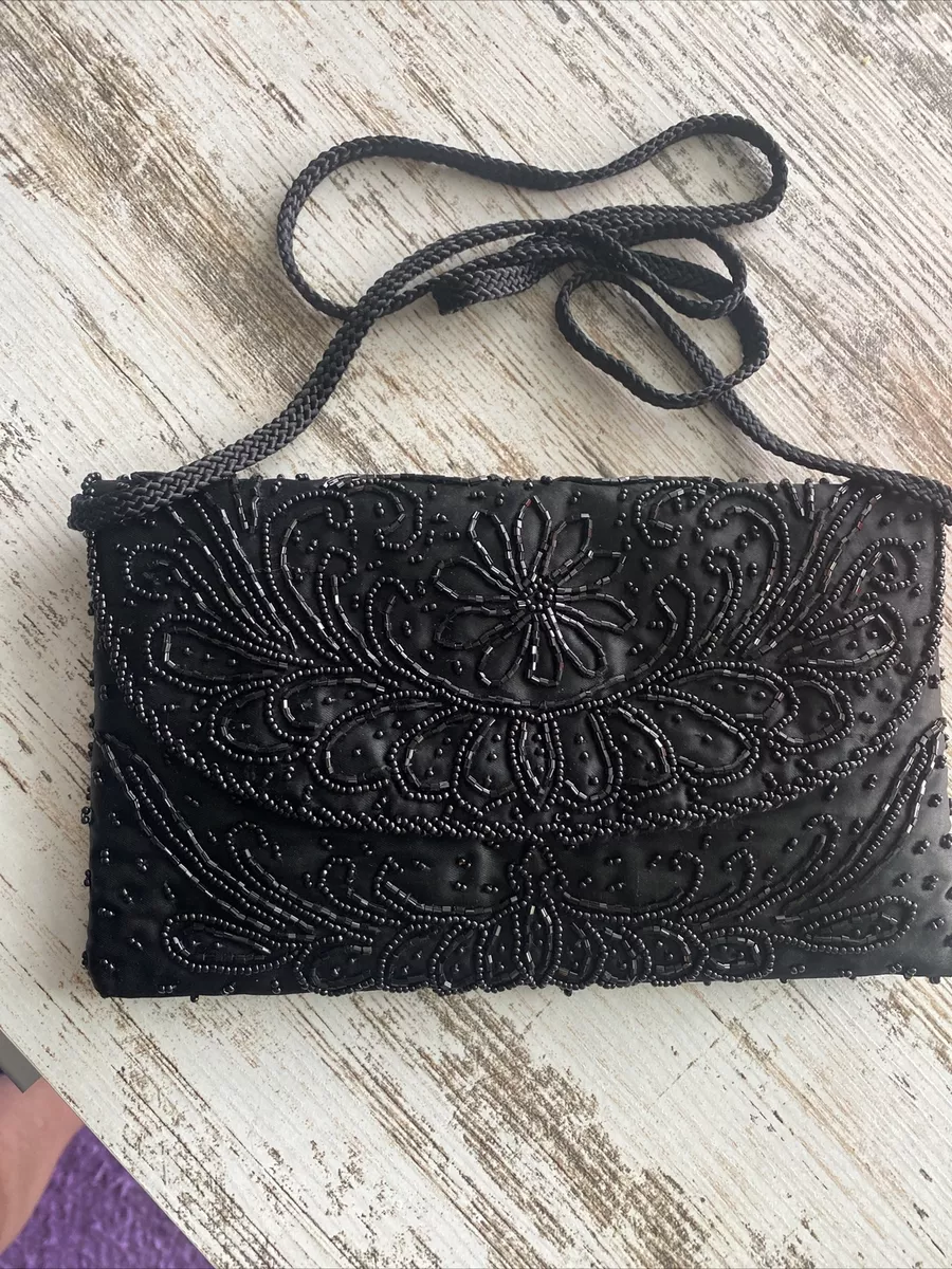 Vintage Black Purse by L and M – Duckwells