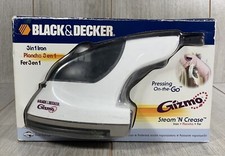Black & Decker Gizmo Steam 'N Crease 3 In 1 Iron Model C520 Travel Home Compact