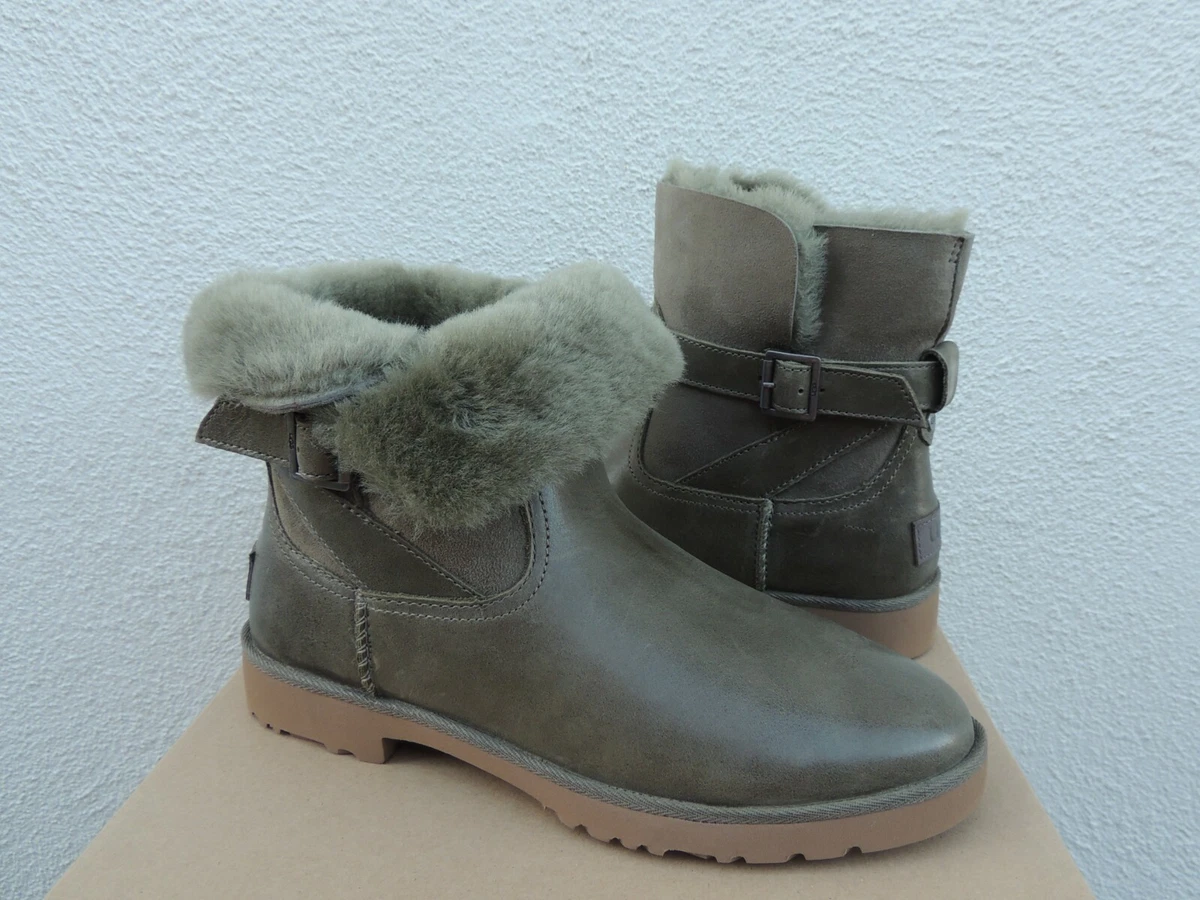 What kind of leather cheap are ugg boots made from