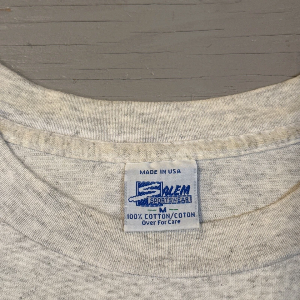 RARO! Camisa Caricatura Vintage Años 90 NBA Salem Shawn Kemp Seattle Supersonics Talla M Foto 3 de 4