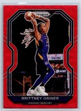 2021 Panini Prizm WNBA Brittney Griner Ruby Wave Prizm SP #31 Phoenix Mercury