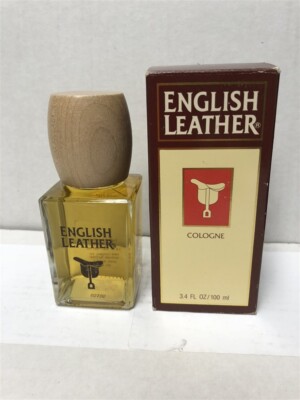 English Leather by Mem 3.4 oz/100ml Cologne Pour for Men, Vintage