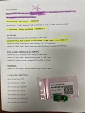 106R02734 High Capacity Toner Chip for Xerox WorkCentre 4265 (25k) Refill