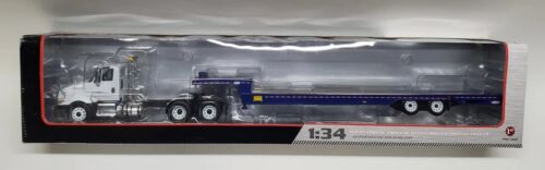 International Prostar Semi With Ledwell Hydratail Trailer By First 1st Gear 1/34 - Picture 1 of 12