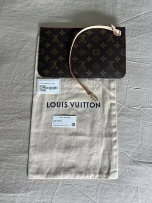 Brand New Louis Vuitton Monogram Neverfull MM Pochette Cerise