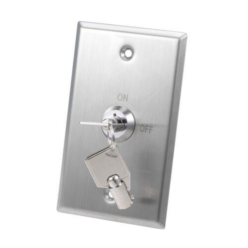 Interrupteur marche/arrêt clé interrupteur sortie libération de porte SPST pour contrôle d'accès avec 2 clés - Photo 1 sur 4