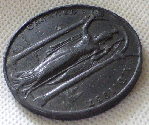 Great Vintage Official Bronze George VI Coronation Medallion 1937. - Picture 8 of 11