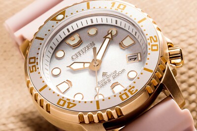 Citizen Eco-Drive Women's Date Indicator Blush Watch 36.5MM EO2023