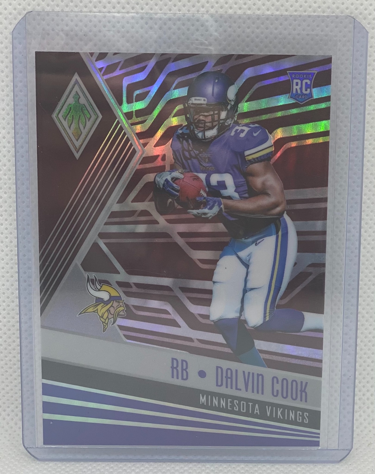 DALVIN COOK 2017 PANINI PHOENIX RED PRIZM ROOKIE RC #D 099/299