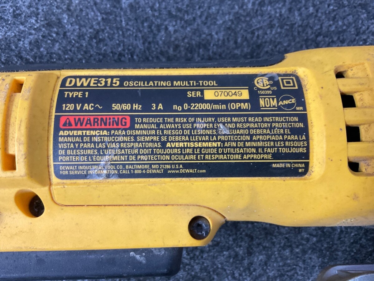 DeWalt DWE315 QS - Utensile Oscillante Multiuso 300W Per Lavori Fai Da Te E Professionali - Foto 4