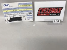 OMC Johnson Evinrude “NOS” Back-up Ring Marine P/N: 914066 (B-37)