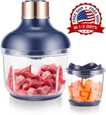 Electrico Mini Picadora De Comida Procesador De Alimentos Vegetal Amoladora New