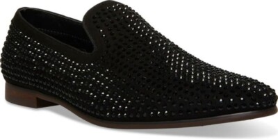 Steve Madden Men\'s Black Dazzlee Studded Classic Dress Loafer Shoes Size 7 Steve Madden men main image 3