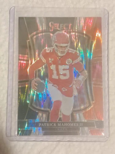 2025 select football PATRICK MAHOMES BLACK AND RED PRIZM SHOCK,premier level!!!